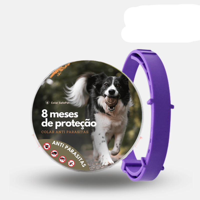 Colar Anti Pulgas e Carrapatos -Para seu Pet Cães e gatos