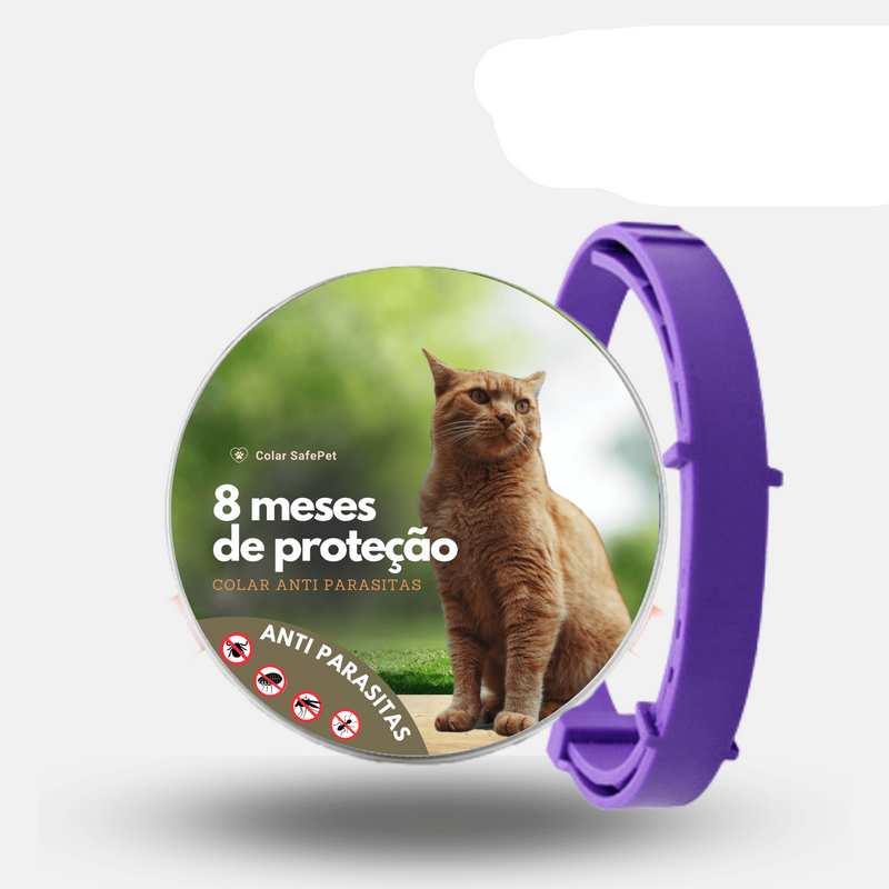 Colar Anti Pulgas e Carrapatos -Para seu Pet Cães e gatos