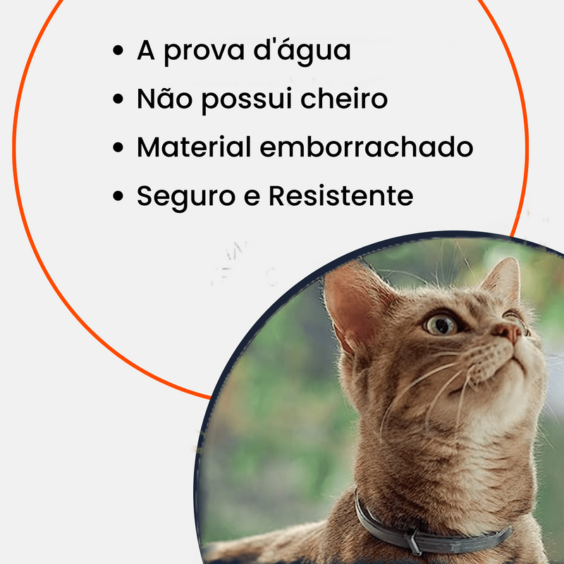 Colar Anti Pulgas e Carrapatos -Para seu Pet Cães e gatos