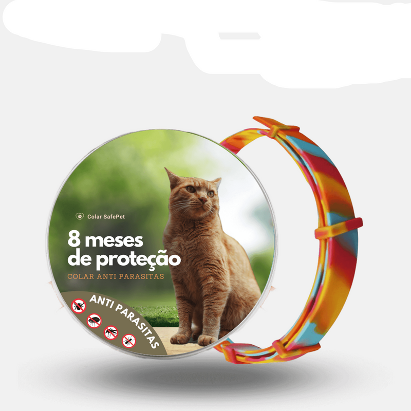 Colar Anti Pulgas e Carrapatos -Para seu Pet Cães e gatos