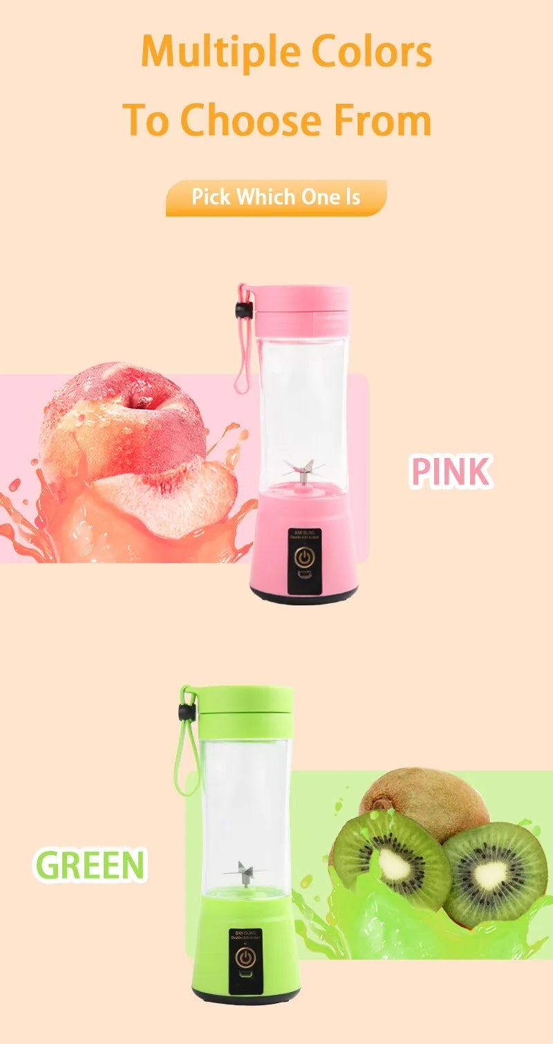 Mini Liquidificador Portátil Mixer Shake  Ótimo pra Levar a qualquer lugar