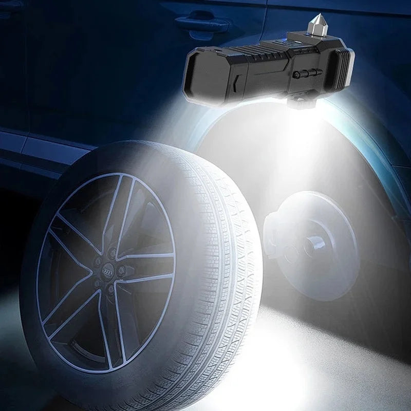 Lanterna Tática 4 em 1 com Powerbank Integrado  Super Potência Cor da luz Branco com longo alcance Lanterna Ultra Flashlight